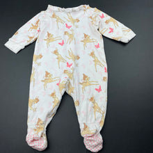 Load image into Gallery viewer, Girls Disney, Bambi cotton zip coverall / romper, GUC, size 000,  