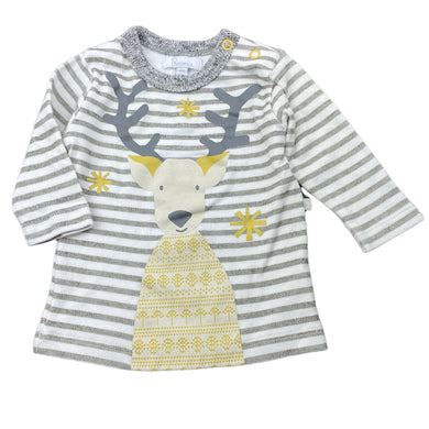 Boys Precious, cotton long sleeve top, GUC, size 000,  