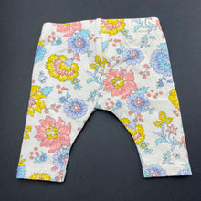Load image into Gallery viewer, Girls Target, floral stretchy leggings / bottoms, EUC, size 0000,  