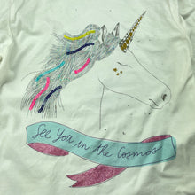 Load image into Gallery viewer, Girls Billieblush, cotton long sleeve t-shirt / top, unicorn, GUC, size 8,  