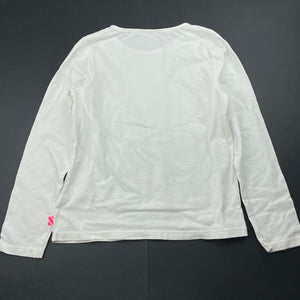 Girls Billieblush, cotton long sleeve t-shirt / top, unicorn, GUC, size 8,  