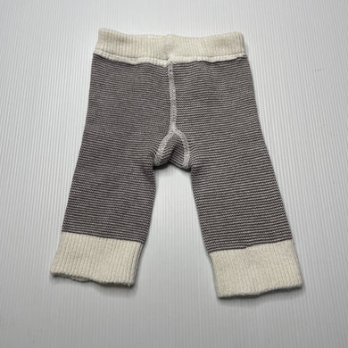 unisex Bonds, stretchy knit leggings / bottoms, elasticated, GUC, size 000,  