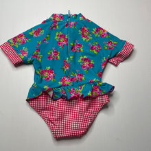 Load image into Gallery viewer, Girls Cupid Girl, floral swim one-piece, EUC, size 0,  
