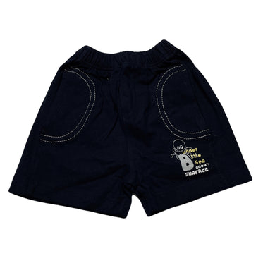 Boys navy, lightweight shorts, elasticated, EUC, size 000-00,  