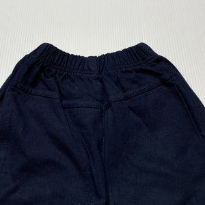 Boys navy, lightweight shorts, elasticated, EUC, size 000-00,  