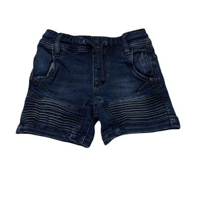 Boys Target, blue stretch denim shorts, elasticated, GUC, size 2,  