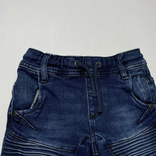 Load image into Gallery viewer, Boys Target, blue stretch denim shorts, elasticated, GUC, size 2,  