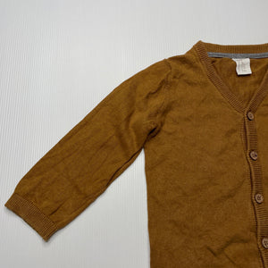 Boys H&M, lightweight knitted cotton cardigan / sweater, GUC, size 1,  