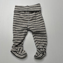Load image into Gallery viewer, unisex H&amp;M, organic cotton footed leggings / bottoms, EUC, size 0000,  