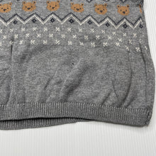 Load image into Gallery viewer, Boys H&amp;M, knitted cotton vest / sleeveless sweater, GUC, size 0,  