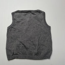 Load image into Gallery viewer, Boys H&amp;M, knitted cotton vest / sleeveless sweater, GUC, size 0,  