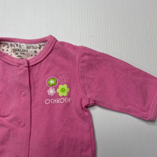 Load image into Gallery viewer, Girls Osh Kosh, pink stretchy long sleeve top, FUC, size 000,  