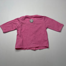 Load image into Gallery viewer, Girls Osh Kosh, pink stretchy long sleeve top, FUC, size 000,  