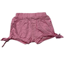 Load image into Gallery viewer, Girls Plum, lightweight cotton shorts, elasticated, EUC, size 0,  