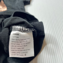 Load image into Gallery viewer, Girls Favourites, black cotton t-shirt / top, GUC, size 1,  
