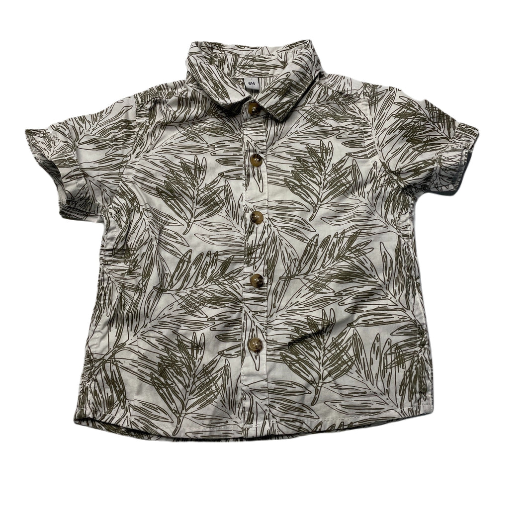 Boys cotton, short sleeve shirt, GUC, size 6 months,  