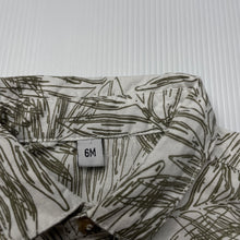 Load image into Gallery viewer, Boys cotton, short sleeve shirt, GUC, size 6 months,  