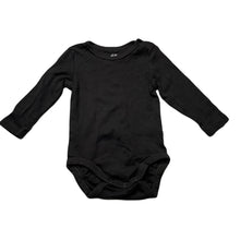 Load image into Gallery viewer, unisex H&amp;M, grey organic cotton bodysuit / romper, EUC, size 000,  