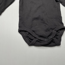 Load image into Gallery viewer, unisex H&amp;M, grey organic cotton bodysuit / romper, EUC, size 000,  