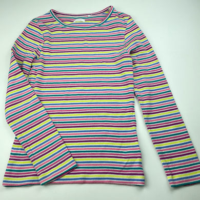 Girls Next, ribbed stretchy organic cotton blend long sleeve top, GUC, size 9,  