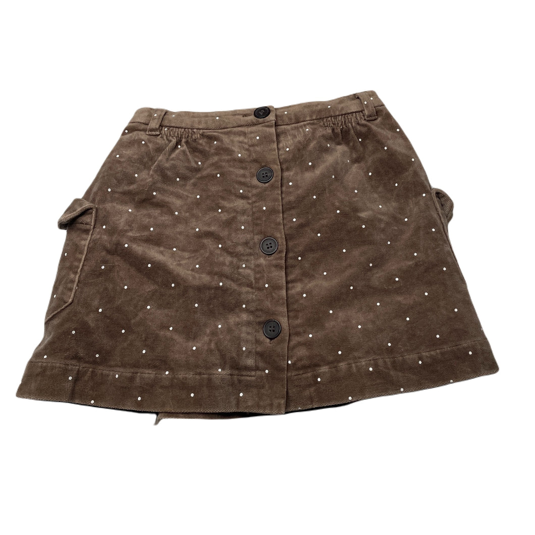 Girls SEEDEDLILI, cotton lined velvet skirt, elasticated, missing button right pocket, FUC, size 8,  