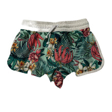 Load image into Gallery viewer, Girls Target, floral stretch lightweight board shorts, elasticated, GUC, size 8,  