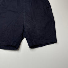 Load image into Gallery viewer, Boys ICONIC SOUL, navy stretch cotton chino shorts, elasticated, EUC, size 14,  