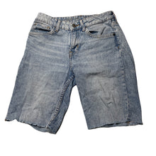 Load image into Gallery viewer, Boys H&amp;M, blue stretch denim shorts, adjustable, GUC, size 9,  