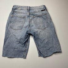 Load image into Gallery viewer, Boys H&amp;M, blue stretch denim shorts, adjustable, GUC, size 9,  