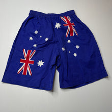 Load image into Gallery viewer, Boys cotton, Australia shorts, elasticated, FUC, size 12,  