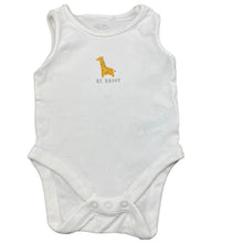 Load image into Gallery viewer, unisex Next, cotton bodysuit / romper, giraffe, GUC, size 00,  
