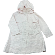 Load image into Gallery viewer, Girls CYRILLUS, cotton lined lightweight jacket / coat, L: 51cm, light marks, FUC, size 4,  