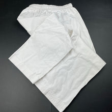 Load image into Gallery viewer, unisex BLACK RHINO, Karate pants, elasticated, Sz: 0 / 130cm, FUC, size 8,  