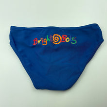 Load image into Gallery viewer, Boys Bright Bots, blue swim bottoms, elasticated, EUC, size 1,  