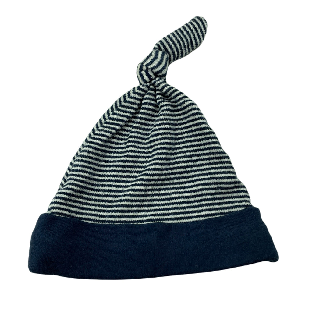 unisex Emotion & Kids, navy stripe cotton hat / beanie, GUC, size 000,  