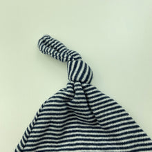Load image into Gallery viewer, unisex Emotion &amp; Kids, navy stripe cotton hat / beanie, GUC, size 000,  