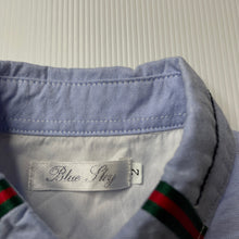 Load image into Gallery viewer, Boys Blue Sky, blue cotton long sleeve shirt, EUC, size 2,  