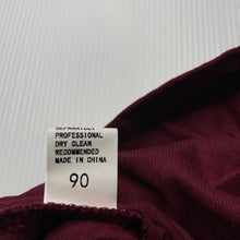 Load image into Gallery viewer, Girls maroon, corduroy summer top, EUC, size 2,  