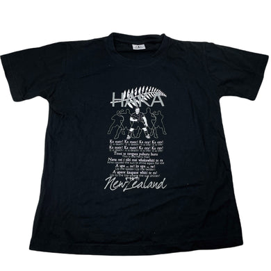 Boys T SHIRT, black cotton t-shirt / top, Haka, no size, armpit to armpit: 42cm, EUC, size 12,  