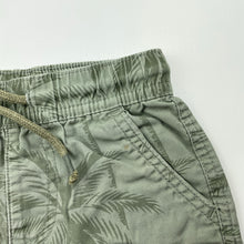 Load image into Gallery viewer, Boys green, cotton shorts, elasticated, labels removed, W: 23.5cm across unstretched, FUC, size 1-2,  