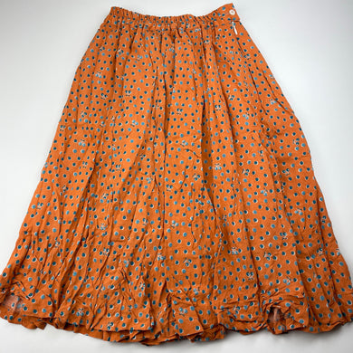 Girls Dress Closet, lined lightweight skirt, elasticated, no size, W: 26cm across unstretched, L: 57cm, EUC, size 8-10,  