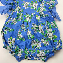Load image into Gallery viewer, Girls Coco and Ginger, lightweight floral cotton romper, EUC, size 0,  