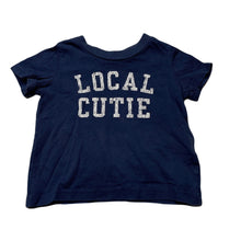 Load image into Gallery viewer, Boys Carters, navy cotton t-shirt / top, FUC, size 00,  