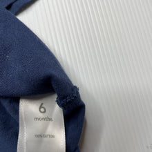 Load image into Gallery viewer, Boys Carters, navy cotton t-shirt / top, FUC, size 00,  