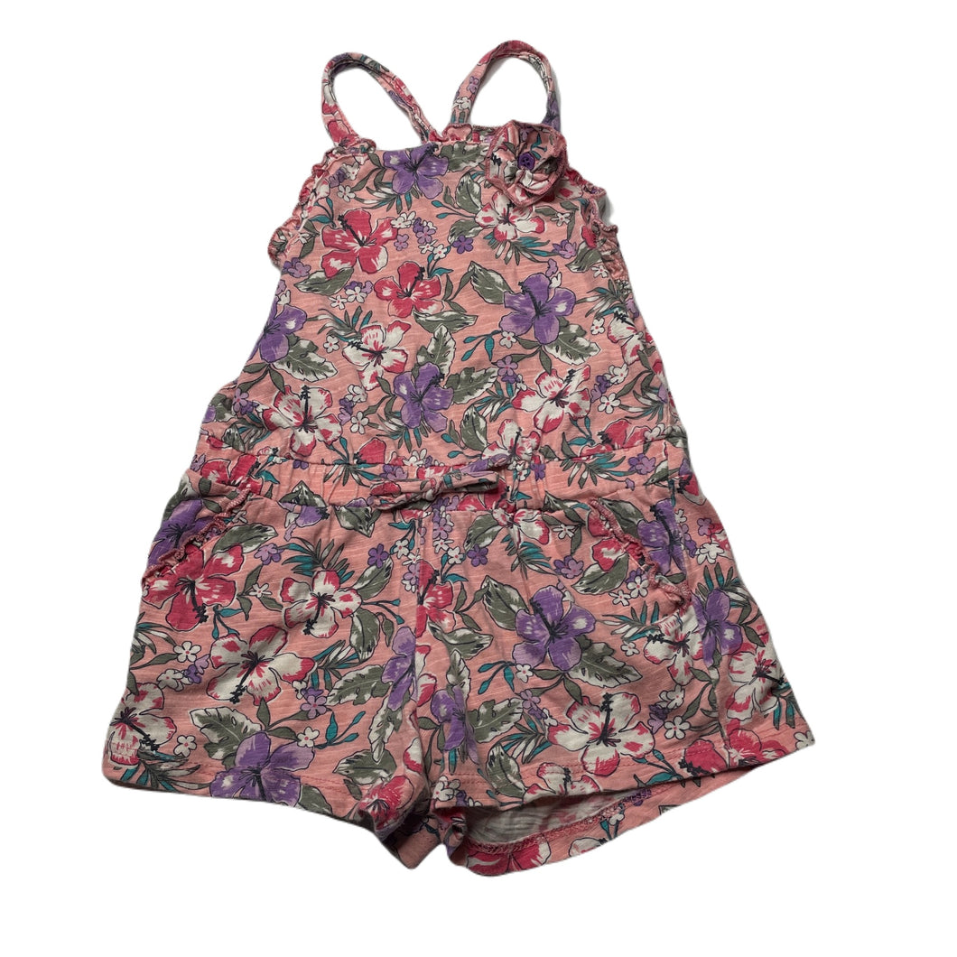 Girls Target, floral cotton summer playsuit, FUC, size 3,  