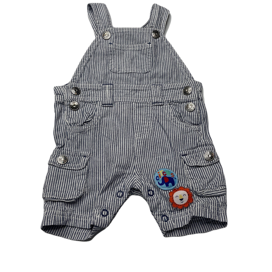 Boys Sprout, lightweight cotton overalls / shortalls, GUC, size 00,  