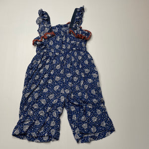 Girls Next, viscose summer playsuit, Inside leg: 16cm, GUC, size 2-3,  