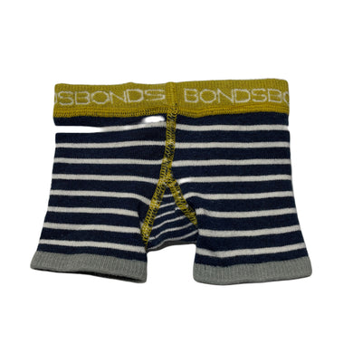 unisex Bonds, striped stretchy shorts, elasticated, FUC, size 000,  