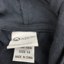Load image into Gallery viewer, Boys Microsoft, X-Box cotton hooded t-shirt / top, EUC, size 14,  
