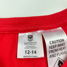 Load image into Gallery viewer, Boys NRL Supporter, St George Dragons pyjama t-shirt / top, GUC, size 12-14,  